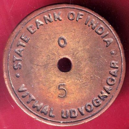 bank token: state bank of india vithal udyognagar 5– FB8492
