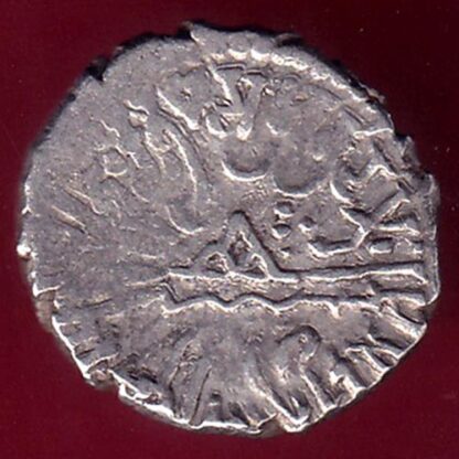ANCIENT INDIA KSHATRAP DYNASTY KING PORTRAIT SILVER COIN– FB8498 - Image 2