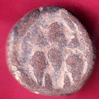 ANCIENT INDIA SATAVAHANA IKSHVAKU DYNASTY LEAD UNIT ELEPHANT STANDING COIN-FB8513