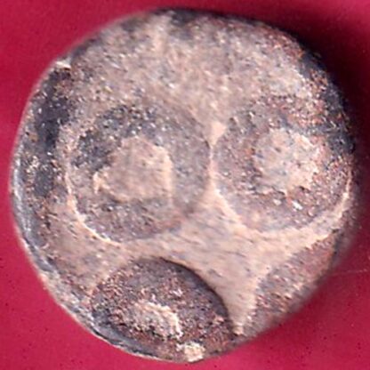 ANCIENT INDIA SATAVAHANA IKSHVAKU DYNASTY LEAD UNIT ELEPHANT STANDING COIN-FB8513 - Image 2