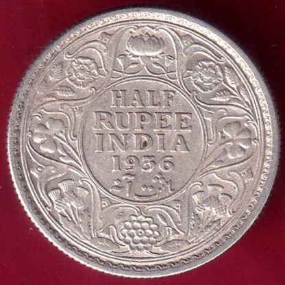 British India Coins king geoge v 1936 Half Rupee - FB8591