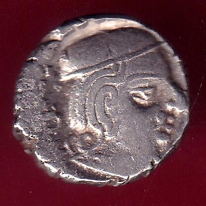 ANCIENT INDIA KSHATRAP DYNASTY KING PORTRAIT SILVER COIN- FB8594