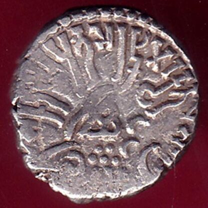 ANCIENT INDIA KSHATRAP DYNASTY KING PORTRAIT SILVER COIN- FB8594 - Image 2