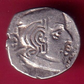 ANCIENT INDIA KSHATRAP DYNASTY KING PORTRAIT SILVER COIN - FB8604