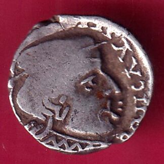 ANCIENT INDIA KSHATRAP DYNASTY KING PORTRAIT SILVER COINR – F2370