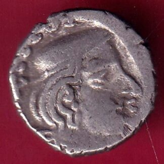 Ancient Western Kshatrapas Silver Drachma Lakhi - F2473