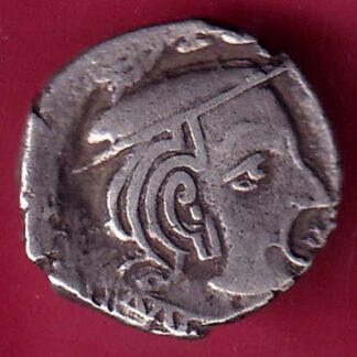 ANCIENT INDIA KSHATRAP DYNASTY KING PORTRAIT SILVER COIN - F2475