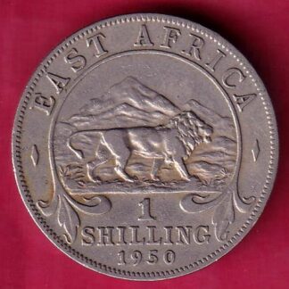 East Africa 1950 Georgivs Sextvs.Rex 1 Shilling- F2476