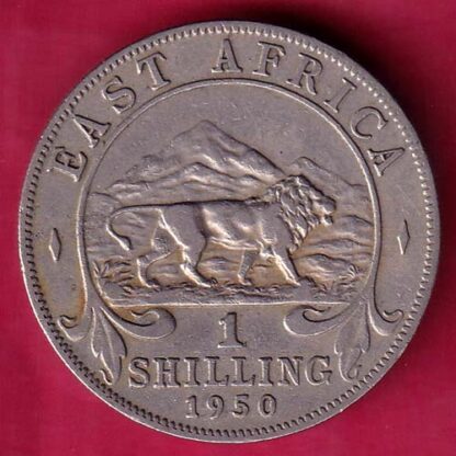 East Africa 1950 Georgivs Sextvs.Rex 1 Shilling- F2476