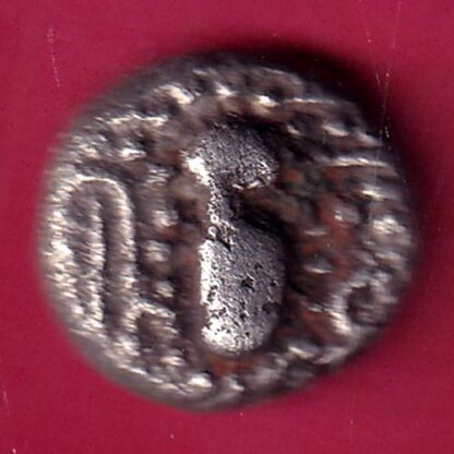 ANCIENT INDIA GADHAYA DYNASTY KING PORTRAIT COIN -  F2487