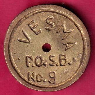 TOKEN: POST OFFICE SAVING BANK ACCOUNT NO.9 VESMA -  F2495