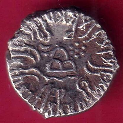 ANCIENT INDIA KSHATRAP DYNASTY KING PORTRAIT SILVER COIN - F2509 - Image 2