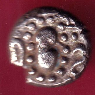ANCIENT INDIA GADHAYA DYNASTY KING PORTRAIT COIN – F2535