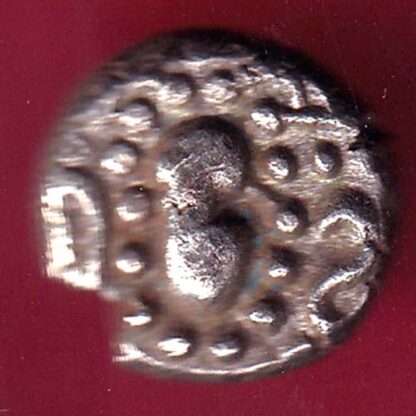 ANCIENT INDIA GADHAYA DYNASTY KING PORTRAIT COIN – F2535