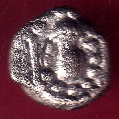 ANCIENT INDIA GADHAYA DYNASTY KING PORTRAIT COIN  –  F2538