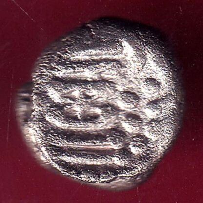 ANCIENT INDIA GADHAYA DYNASTY KING PORTRAIT COIN  –  F2538 - Image 2