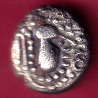 ANCIENT INDIA GADHAYA DYNASTY KING PORTRAIT COIN – F2576