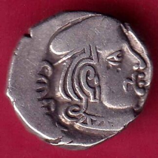 ANCIENT INDIA KSHATRAP DYNASTY KING PORTRAIT SILVER COIN – F2579