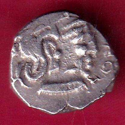 ANCIENT INDIA GUPTA DYNASTY KUMAR GUPTA KINGS PORTRAIT RARE SILVER BEUTIFUL COIN – F2615