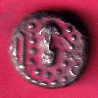ANCIENT INDIA GADHAYA DYNASTY KING PORTRAIT COIN – F2644