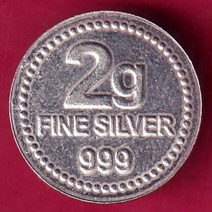 SILVER TOKEN : Weight –1.93 gm FINE SILVER TOKEN  –F2657 - Image 2
