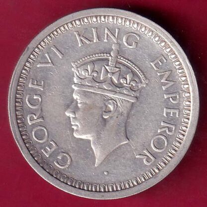 British India 1945 Bombay Mint George Vi One Rupee   – F2679 - Image 2