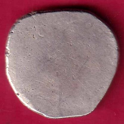 ANCIENT INDIA MAURYAN PERIOD MAGADH DYNASTY SILVER PUNCHMARK - F2687 - Image 2
