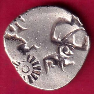ANCIENT INDIA MAURYAN PERIOD MAGADH DYNASTY SILVER PUNCHMARK - F2687
