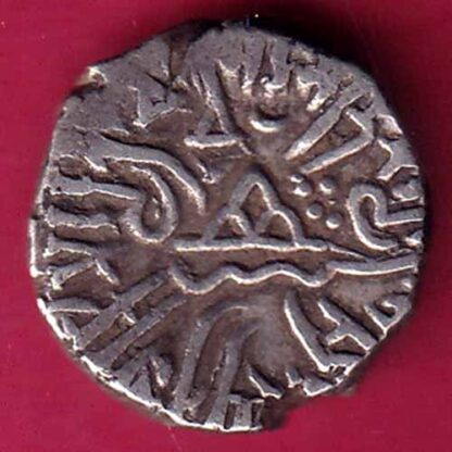 ANCIENT INDIA KSHATRAP DYNASTY KING PORTRAIT SILVER COIN - F2688 - Image 2