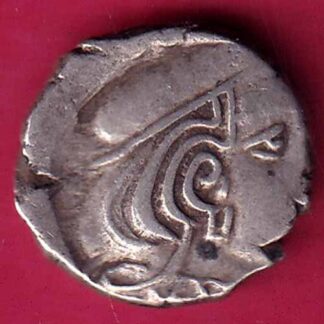 ANCIENT INDIA KSHATRAP DYNASTY KING PORTRAIT SILVER COIN - F2688