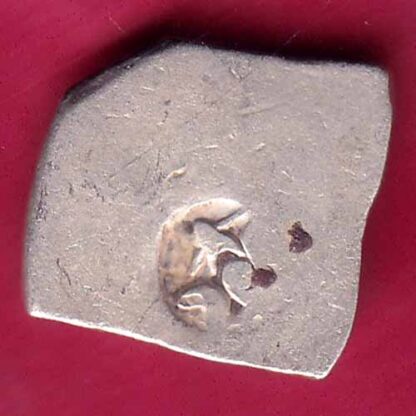 ANCIENT INDIA MAURYAN PERIOD MAGADH DYNASTY SILVER PUNCHMARK –F2707 - Image 2