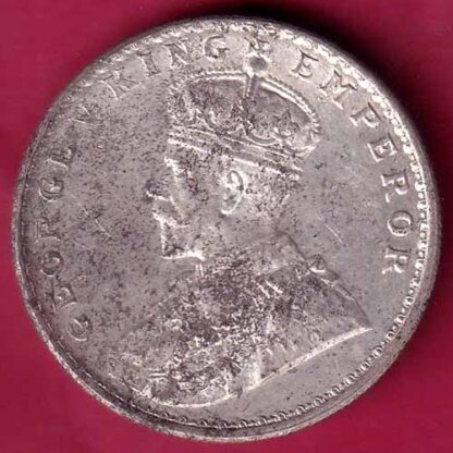 British India 1919 Bombay Mint George v One Rupee Silver coin –F2733 - Image 2