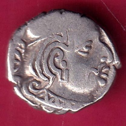 ANCIENT INDIA KSHATRAP DYNASTY KING PORTRAIT SILVER COIN – F2748