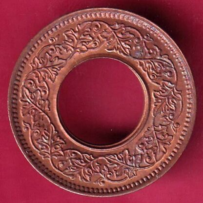 British india king george vi unc 1945 one pice beautiful copper coin - F2769 - Image 2