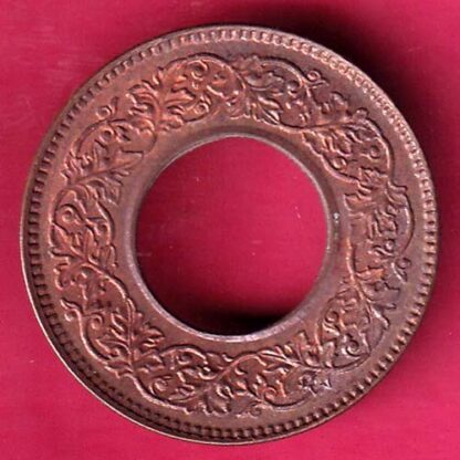 British india king george vi 1943 one pice beautiful copper coin  – F2791 - Image 2