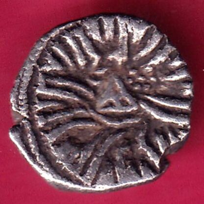 ANCIENT INDIA KSHATRAP DYNASTY KING PORTRAIT SILVER COIN - F2852 - Image 2