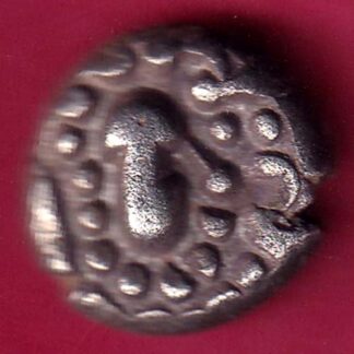 ANCIENT INDIA GADHAYA DYNASTY KING PORTRAIT COIN – F2864