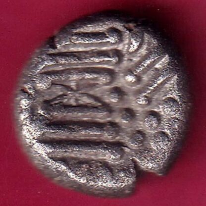 ANCIENT INDIA GADHAYA DYNASTY KING PORTRAIT COIN – F2864 - Image 2