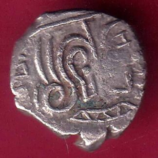 ANCIENT INDIA GUPTA DYNASTY KUMAR GUPTA KINGS PORTRAIT RARE SILVER BEUTIFUL COIN  - F2874