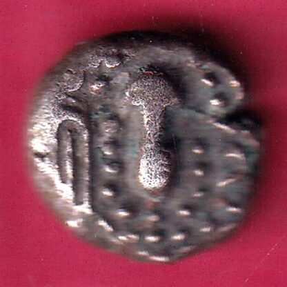 ANCIENT INDIA GADHAYA DYNASTY KING PORTRAIT COIN - FB9046