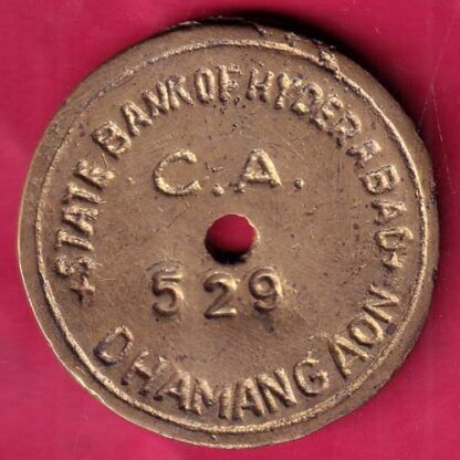 BANK TOKEN: STATE BANK OF HYDERABAD DHAMANGAON 529 - FB9093
