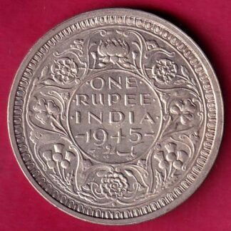 British India 1945 Bombay Mint George Vi One Rupee - FB9140