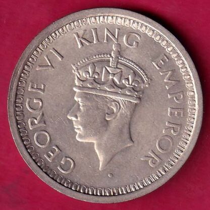 British India 1945 Bombay Mint George Vi One Rupee - FB9140 - Image 2