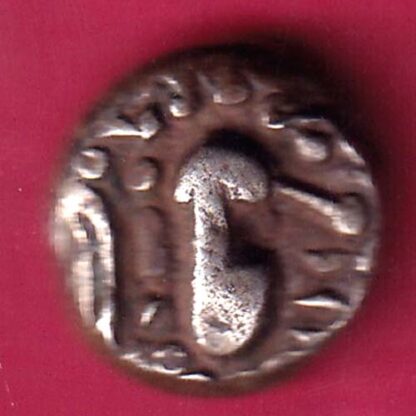 ANCIENT INDIA GADHAYA DYNASTY KING PORTRAIT COIN - FB9167