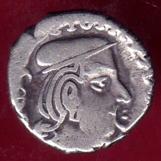 ANCIENT INDIA KSHATRAP DYNASTY KING PORTRAIT SILVER COIN  - FB9273