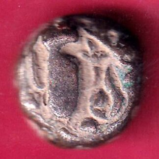 ANCIENT INDIA GADHAYA DYNASTY KING PORTRAIT COIN – FB9304