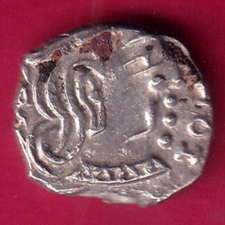ANCIENT INDIA GUPTA DYNASTY KUMAR GUPTA KINGS PORTRAIT RARE SILVER BEUTIFUL COIN - FB9347