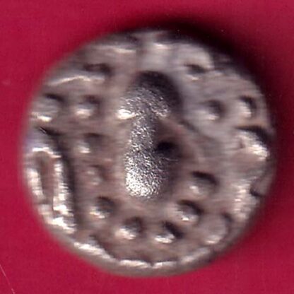 ANCIENT INDIA GADHAYA DYNASTY KING PORTRAIT COIN - FB9390