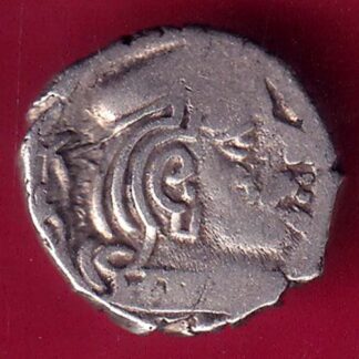 ANCIENT INDIA KSHATRAP DYNASTY KING PORTRAIT SILVER COIN  – fb9425