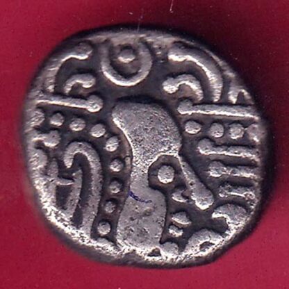 ANCIENT INDIA GADHAYA DYNASTY KING PORTRAIT COIN  – FB9433